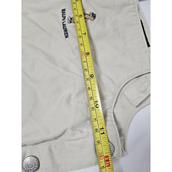 Polo Ralph Lauren VTG Girl's Khaki Dress Size 4T Side Button Front Pocket - Picture 10 of 10